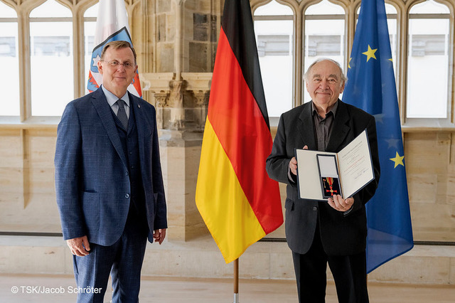 Verleihung des Bundesverdienstorden am Bande an Dr. Christoph Schwabe