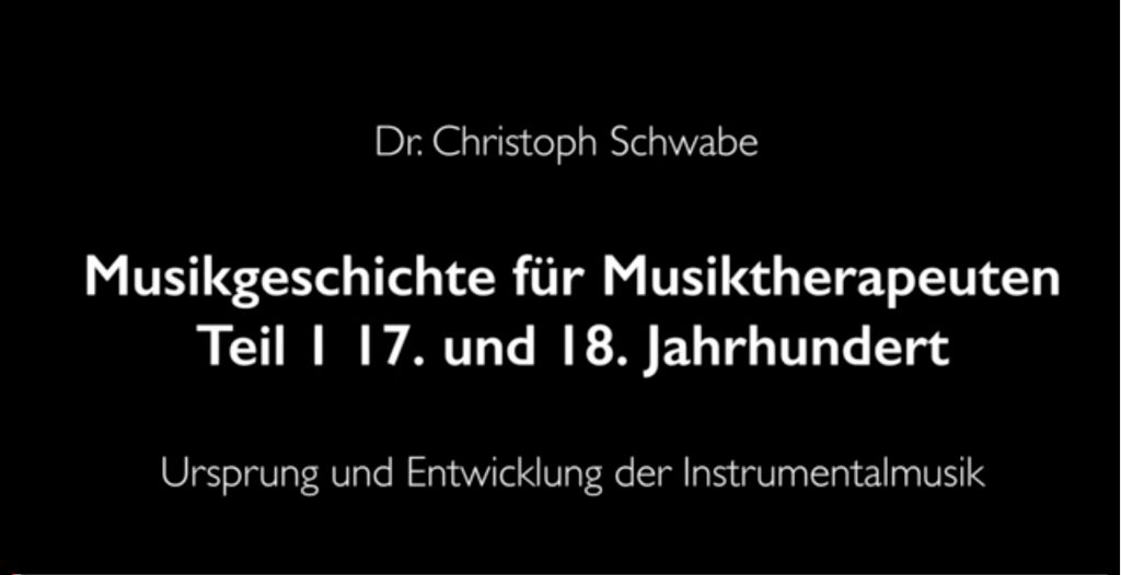 Musikgeschichte Teil 1