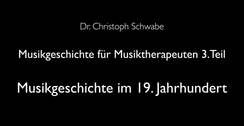 Musikgeschichte Teil 3